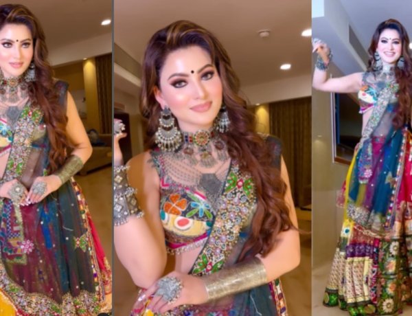 उर्वशी रौतेला ने 5 लाख रुपये के अद्वितीय चन्या चोली घाघरा लुक में महसूस किया आदर्श सुंदरता का स्वरुप