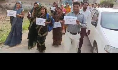 धौलपुर : मतदान जागरूकता हेतु प्रभात फेरी का आयोजन