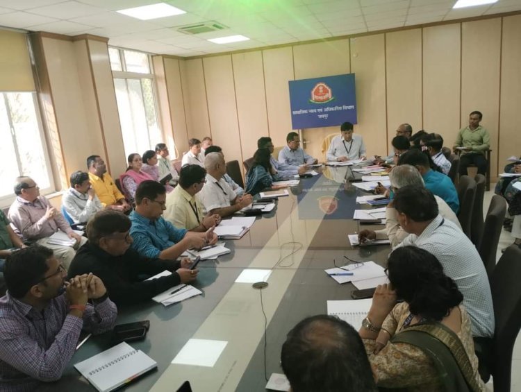 जयपुर : सामाजिक न्याय एवं अधिकारिता विभाग के प्रभारीयों की बैठक हुई संपन्न