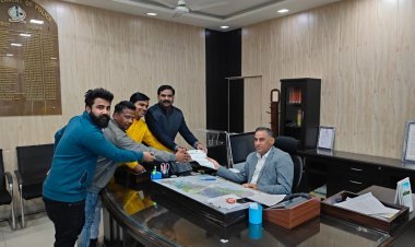 जिले में लगातार हो रही चोरियों के संदर्भ में जिला पुलिस अधीक्षक को दिया आम आदमी पार्टी ने ज्ञापन  