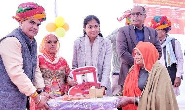 ग्राम पंचायत सेवा व नगर परिषद दूदू में आयोजित विकसित भारत संकल्प यात्रा शिविर का जिला कलक्टर ने किया अवलोकन  