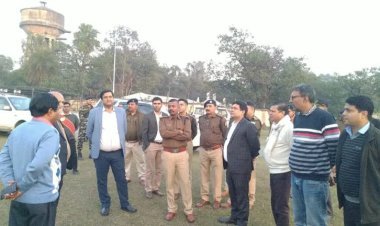 धनबाद : प्रधानमंत्री के आगमन को लेकर , प्रशासन सख्त ,किया स्थल निरीक्षण 