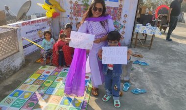 पतंग महोत्सव: पतंगबाजी के साथ-साथ बॉलीवुड गानों पर लगाए ठुमके, पतंग के साथ की रैंप वॉक-बच्चों ने पेंटिंग के जरिए दिया संदेश  