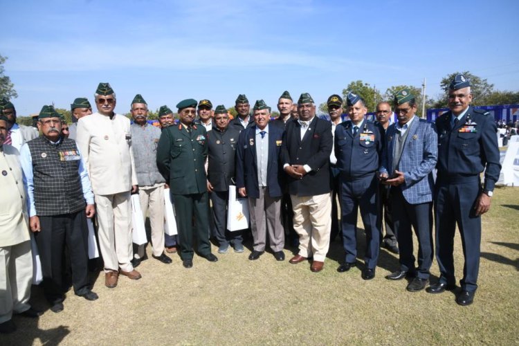 वायुसेना स्टेशन जोधपुर ने 8वां सशस्त्र बल पूर्व सैनिक दिवस मनाया     