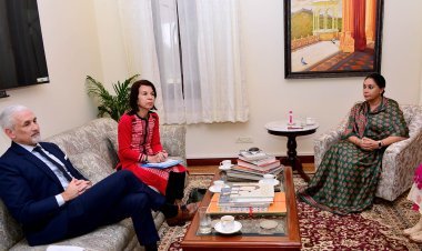 उपमुख्यमंत्री दिया कुमारी से - यूएन प्रतिनिधियों ने की मुलाकात,प्रदेश में पर्यटन विकास और महिला सशक्तिकरण पर मिलकर काम करने पर हुई चर्चा  