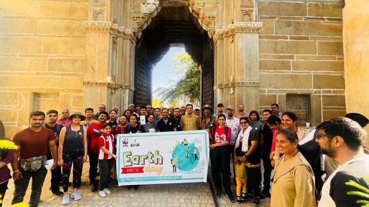 उदयपुर पृथ्वी दिवस (अर्थ डे) पर राम पोल दूधतलाई वन क्षैत्र में आयोजित हुए विभिन्न कार्यक्रम  
