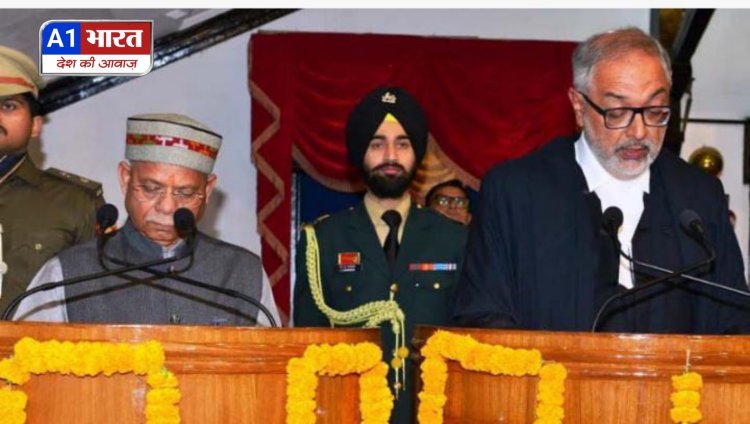 हिमाचल हाईकोर्ट के मुख्य न्यायाधीश बने गुरमीत सिंह संधावालिया, राज्यपाल ने दिलाई शपथ