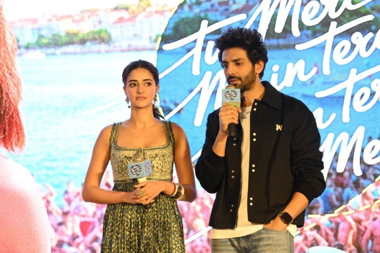 तू मेरी मैं तेरा, मैं तेरा तू मेरी' का टाइटल ट्रैक रिलीज, कार्तिक-अनन्या पहुंचे जयपुर पहुंचे