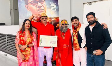 कास्टिंग डायरेक्टर समीर पहाड़िया ने फिल्म आज़ाद भारत के प्रीमियर में बतौर स्पेशल गेस्ट की शिरकत।