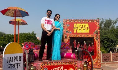 आयुष्मान खुराना और सारा अली खान ने जयपुर में राजस्थानी रंग में रंगकर दिखाया ‘उड़ता तीर’ वाला अंदाज